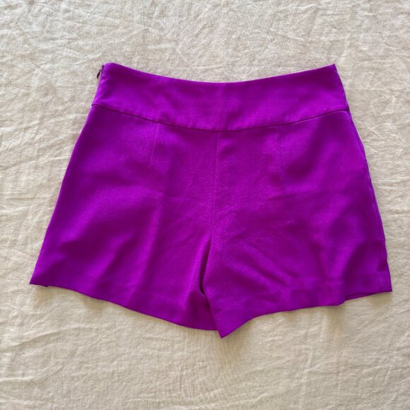 Loft Pleated Wide Leg Shorts - Picture 5 of 5